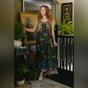 ⭐️Market of Stars⭐️ Bella Notte Boho Vintage Luxe Artisan Soft Bamboo Dress